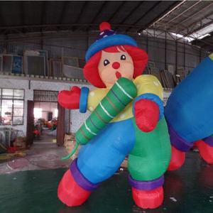 Gonfiabile Clown Cartoon palloncino pubblicità esterna buon prezzo alto far saltare i personaggi dei cartoni animati gigante gonfiabile clown elio - Product Image 4