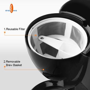 Ấm đun nước điện cốc cà phê máy thấp Watt hình nón phong cách Bộ lọc vĩnh viễn nhỏ giọt cà phê Pod <span class=keywords><strong>Maker</strong></span> với đòn bẩy - Product Image 6