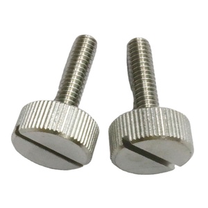 8-32 10-32 1/4 M5 M6 M8 rãnh có rãnh vít ngón tay cái din653 độ chính xác cao 18-8 thép không gỉ knurling điều chỉnh núm vít - Product Image 1