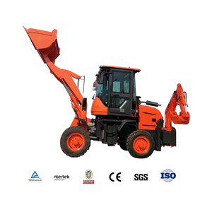 Mini-Traktor Bester neuer Bagger 3 Tonnen kompakter Frontlader mit Holz greifer gabel Verschiedene Aufsätze - Product Image 2