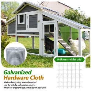 Tissu de quincaillerie 1/4 23ga galvanisé à chaud clôture de soudage rouleau de treillis métallique coupe personnalisée pour poulet lapin serpent cerf Cages - Product Image 2