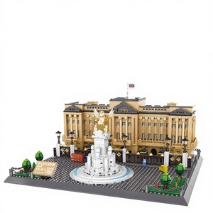 Wanger Palacio de <span class=keywords><strong>Buckingham</strong></span>, Londres, Reino Unido, bloques de construcción de plástico de partículas pequeñas ensamblados, juguetes educativos para niños, animales, naturaleza - Product Image 1