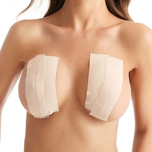 Soutien-gorge sans couture sexy personnalisé en gros, ruban adhésif pour poitrine, qualité <span class=keywords><strong>DIY</strong></span>, avec pétales de poitrine, sans armatures, logo personnalisé sur le cache-tétons - Product Image 2