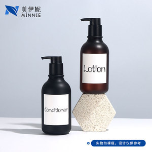ขวดปั๊มมินนี่ 300 มล. 500 มล. ขวดเปล่าสำหรับแชมพู โลชั่น ครีมอาบน้ำ บรรจุภัณฑ์สำหรับเดินทาง - Product Image 2