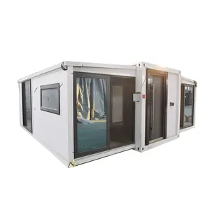 20ft 40ft Customized floor and wall colors foldable expandable prefabricated modular folding portable container house