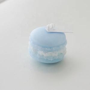 2025 vente directe en gros belle Macaron Pastel fête luxe fait à la main décor à la maison cadeaux aromathérapie Relaxation bougies parfumées - Product Image 6