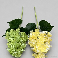 Grandes fleurs artificielles d'hortensia de style pagode, effet toucher réel, pour la décoration d'événements et les arrangements floraux de mariage