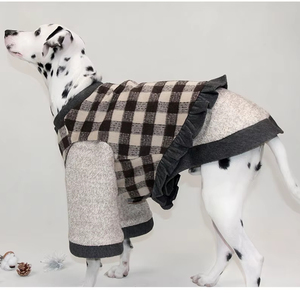 เสื้อผ้าสัตว์เลี้ยงสุดหรูสำหรับสุนัขแบบตั้งได้ผ้าฟลีซสองชั้นบุขนแกะอบอุ่นซับในเสื้อผ้าสัตว์เลี้ยงสำหรับสุนัข - Product Image 2