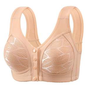 Nuovo <span class=keywords><strong>Reggiseno</strong></span> Sexy Rosso Borgogna in Pizzo Senza Coppe con Rete Traspirante - Product Image 3