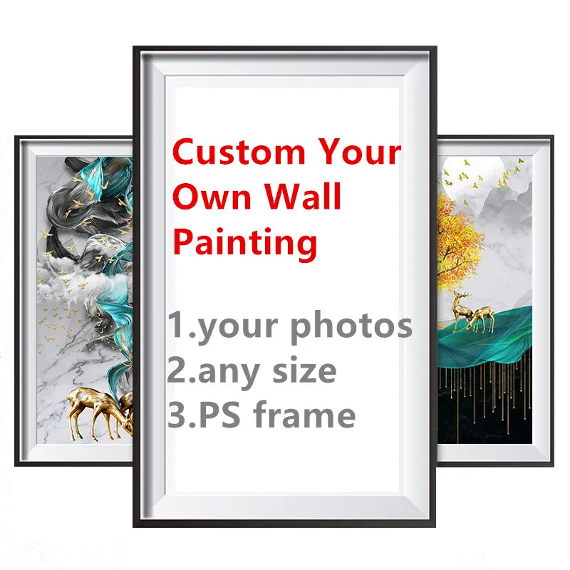 Póster nórdico personalizado para pared, pintura fotográfica, imágenes de pared para decoración de sala de estar