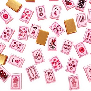 ไพ่มาจองอเมริกันสองชั้นคุณภาพสูง หรูหรา ทำจากอะคริลิก ลายจีน สี UV สำหรับ 4 ผู้เล่น เหมาะสำหรับคลับ ความบันเทิง <span class=keywords><strong>วัน</strong></span><span class=keywords><strong>อาทิตย์</strong></span> - Product Image 1