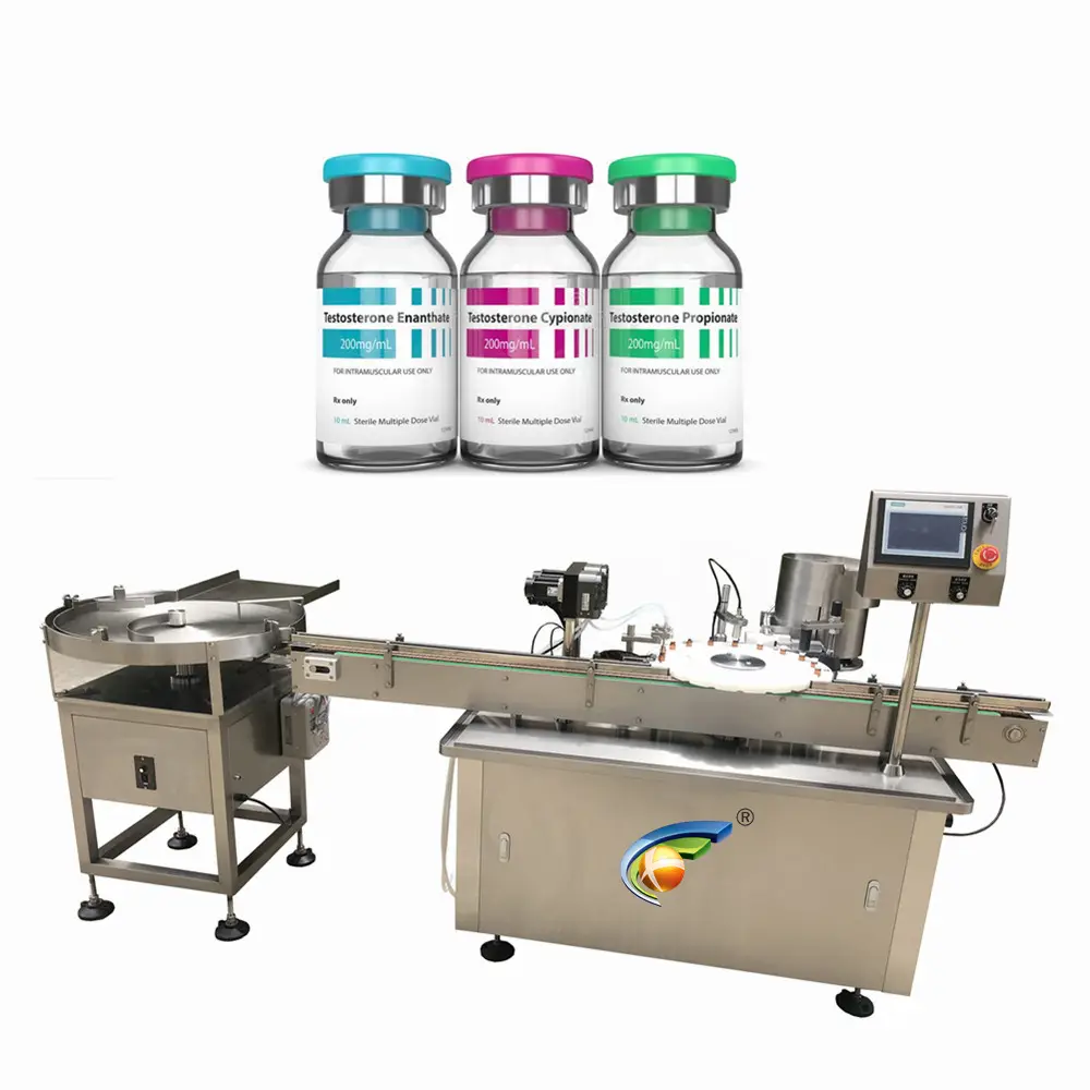 Automatic Filling Production Line 1-15ml Vials Filling And Capping Machine