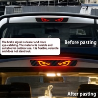 Autocollants de feux stop de voiture personnalisés avec logo, design unique, imperméables, écologiques, autocollants universels en PVC