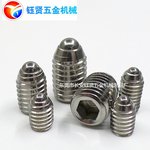 Stainless Steel A2-70 Cylindrical Head Set Screws M16 Smooth Ball Thread Grade A Standard Use - Product Image 3