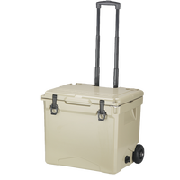 Glacière portable bleue de moyenne capacité, moderne, pour la pêche, la chasse et les canettes – Vente en gros