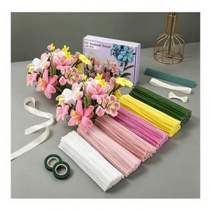 <b>Soft</b> Velvet 8mm Fuzzy <b>Wire</b> Craft Kit for DIY Educational Projects and Creative Fuzzy <b>Wire</b> Flower Decoration Art Material - Product Image 4