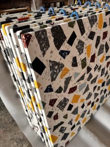Palladiana terrazzo- ML-IT009-Colorful terrazzo irrégulier utilisé sur les comptoirs - Product Image 5