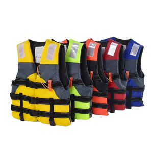 Giubbotto di Salvataggio Arancione - Tessuto Oxford 600D Impermeabile - Schiuma EPE 150N - Riflettente - Fino a 100kg - Per Adulti, Uso Nautico e Oceanico - Product Image 1