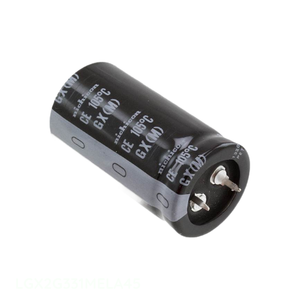 Condensateur canal fabricant CAP ALUM 330UF 20% 400V SNAP TH traversant LGX2G331MELA45 330 uF - Product Image 1