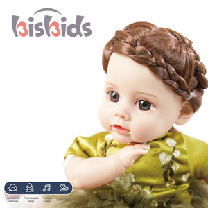 Jouets les plus vendus 2023 14 pouces coton doux bébé poupées vivantes jouet <span class=keywords><strong>Reborn</strong></span> bébé poupées poupée jouet de noël avec chant musical - Product Image 3