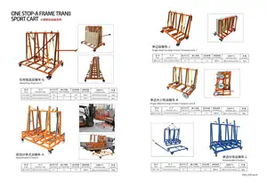 الأكثر مبيعًا جودة عالية إطار محطة واحدة للرخام الجرانيت عربة عربة عربة بعجلات بعجلات