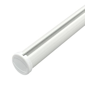 Riel para cortinas en forma de U, de aleación de aluminio blanca, 6 metros, doble apertura, accesorio de viga inferior para persiana enrollable - Product Image 3