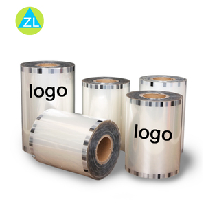 Customized Printing Your Logo Plastic Milk Tea Cover Roll Films Sealing for The Plastic Cup Used in Automatic Seal Machine