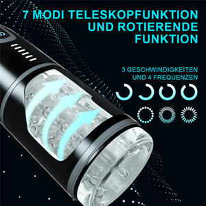 Otomatik erkek Masturbator fincan zamanlama vibratör çift kanal vajina cep erkekler için mastürbasyon kupası seks oyuncak yetişkin mal - Product Image 2