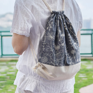 Tùy chỉnh chắp vá vải <span class=keywords><strong>cinch</strong></span> Túi xách tay dây kéo Ba lô cho quảng cáo quảng cáo ngoài trời phòng tập thể dục thể thao calico chuỗi Túi - Product Image 3