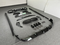 Kit de carrocería de fibra de carbono estilo LD para BMW G06 X6 X6M capó labio delantero difusor trasero alerón falda lateral Kit de guardabarros lateral