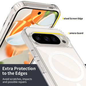 Funda Transparente <span class=keywords><strong>de</strong></span> TPU para <span class=keywords><strong>Google</strong></span> <span class=keywords><strong>Pixel</strong></span> 10 Pro XL 9/8 Pro, Cubierta Magnética con Características Antihuellas y Antigolpes, Fundas para Teléfono - Product Image 6