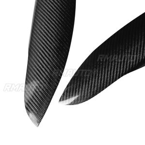 2 pièces de garnitures de phares en fibre de carbone pour Honda Civic 1999-2000, autocollants de voiture, garnitures de phares - Product Image 4