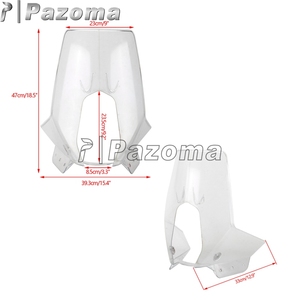 Pare-brise de moto, carénage de pare-brise, déflecteur de vent pour 450 RALLY REPLICA <span class=keywords><strong>ENDURO</strong></span> 690 790 890 BAJA EXC 500 - Product Image 6