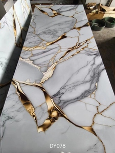 Dán Cài Đặt 1.2*2.4M Tùy Chỉnh Mô Hình Làm Nổi Bật 3D In Trang Trí <span class=keywords><strong>PVC</strong></span> Không Thấm Nước UV Hội Đồng Quản Trị Bằng Đá Cẩm Thạch SPC Tường Bảng Điều Khiển - Product Image 6