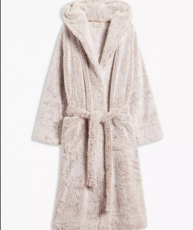 chinese dress ladies Lulabay Ladies Luxury Fleece Maxi Personalised Dressing Gown, Black, Size L