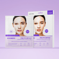 Boîte d'emballage pour masque facial en papier FSC 350 g/m² imprimée sur mesure avec fente Euro |   Fabricant de boîtes d'emballage cosmétique avec laminage brillant