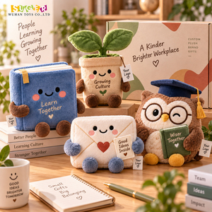 Jouets en peluche à marque privée <span class=keywords><strong>pour</strong></span> la formation des employés, la culture de l'apprentissage, la mobilisation du personnel, les cadeaux d'entreprise et le développement d'équipe - Product Image 1