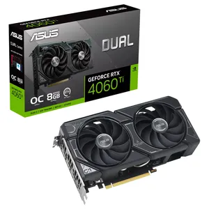 华硕双GeForce RTX 4060 Ti OC版8GB显卡支持超频，带650W推荐PSU显卡