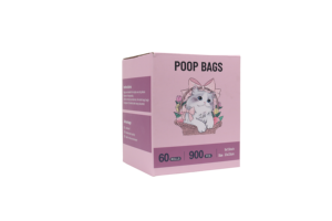 Sac à déjections canines jetable biodégradable en HDPE avec poignée, modèle 001 EPI Parfumé, personnalisé, vente chaude 2026 - Product Image 5