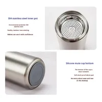 Thermos compact en métal de haute qualité, design mignon, pour étudiantes, employées de bureau, portable, compatible lave-vaisselle et micro-ondes, utilisable en voiture