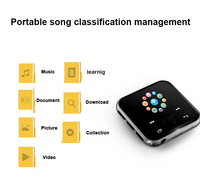 Hbnkh Classique Portable Mini Clip En Métal Baladeur Lecteur Mp3 Lecteur Usb Dj Sport Musique Lecteur Mp3