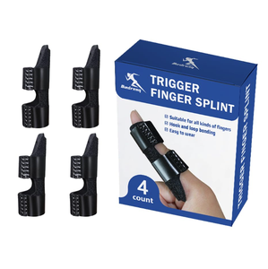 Usine directe OEM cassé et déclencheur attelles de doigt Protection contre les fractures du doigt Attelle de fixation Protecteur de doigt de basket-ball - Product Image 2