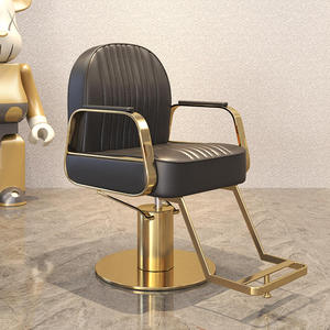 Beauty Professional Hair Salon Furniture Chair Head Spa <b>Bed</b> Led Mirror Trolley Reception Desk Waiting Sofa Salon Furniture Set - Product Image 2