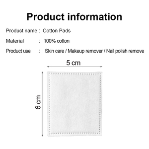 Miễn Phí Mẫu Dùng Một Lần Hữu Cơ Miếng Bông Chăm Sóc Da Trang Điểm Remover Mặt Miếng Đệm Cho Vẻ Đẹp Thẩm Mỹ Viện - Product Image 2