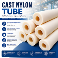 Tiges en plastique en nylon Pa6 Mc Barre en nylon remplie d'huile PA66 tige remplie de fibre de verre