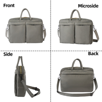 Mallette pour ordinateur portable à la mode durable grande capacité Portable Nylon microfibre sac Simple style PC matériel léger