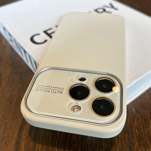 Coque en silicone liquide de haute qualité pour <span class=keywords><strong>iPhone</strong></span> 13 14 15 16 Pro Max grande fenêtre avec <span class=keywords><strong>protection</strong></span> de la caméra - Product Image 6