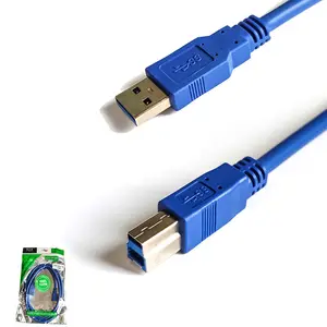 모조리 전선 데스크탑-USB 3.0 케이블 A Male to B Male USB 3 Type B 업스트림 코드 도킹 스테이션 외장 하드 드라이버 스캐너 프린터와 호환 가능