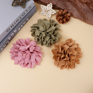 Yupu Fabric Flower Craft Camellia Shape Handmade Home <b>Decoration</b> Hair <b>Shoe</b> Bag Accessories - Product Image 2