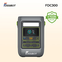 FOSSiBOT FDC300 Mini Station d'alimentation portable 288Wh LiFePO4 Double USB C 140W Charge rapide Alimentation d'urgence pour camping en extérieur
